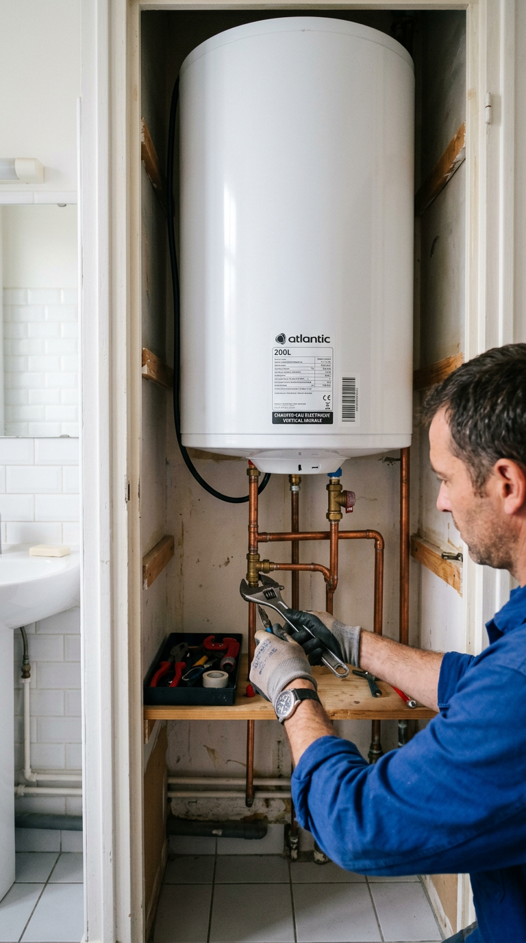 Réparation de ballon d'eau chaude par un plombier chauffagiste à Palaiseau