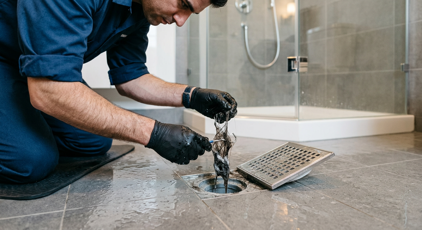Débouchage de douche dans un appartement à Palaiseau 91120