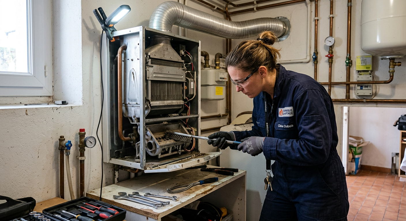 Entretien annuel de chaudière à condensation par un technicien certifié à Palaiseau